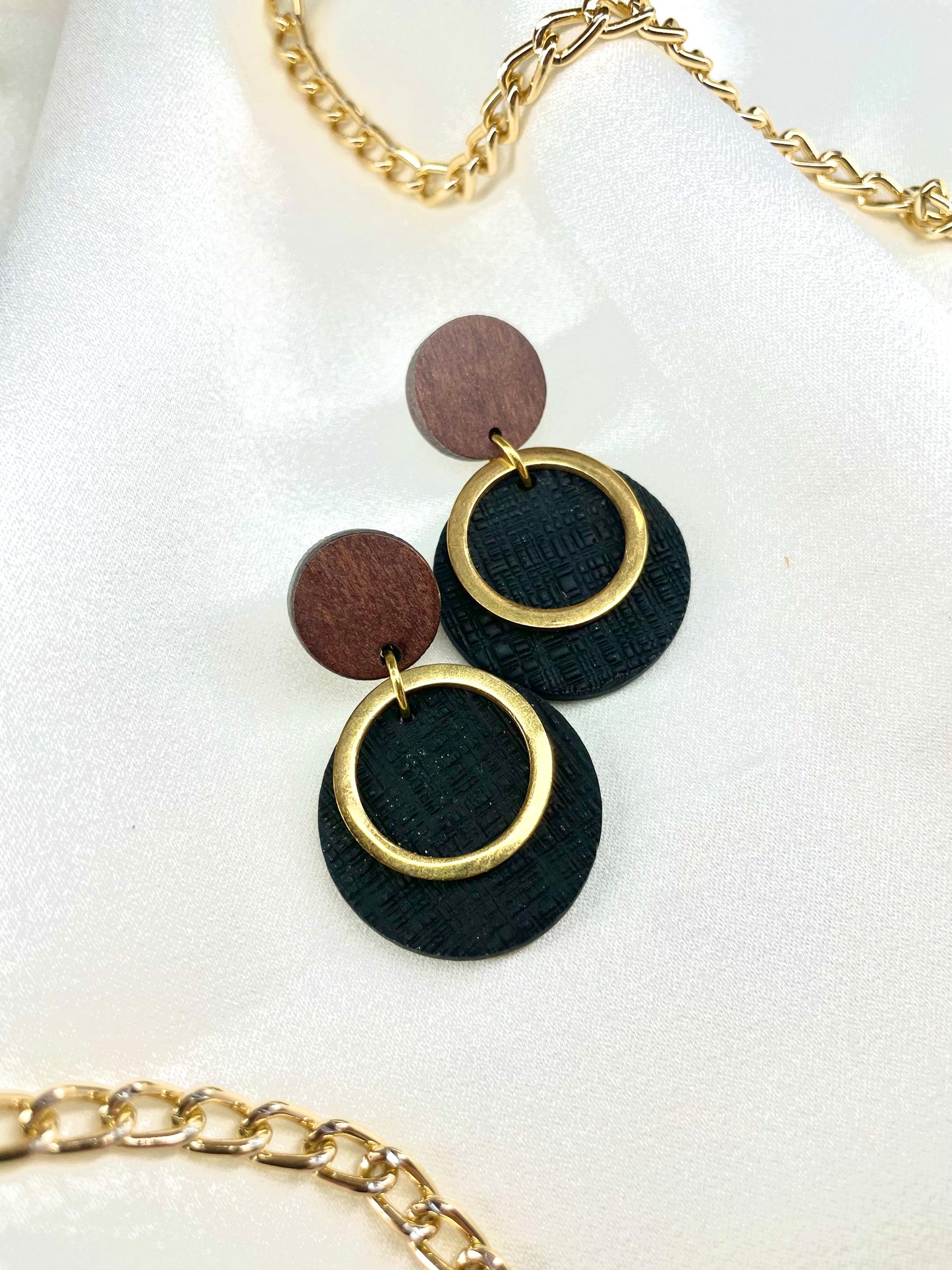 The Allegra | Dangle Earrings | True Contrast | Polymer Clay Earrings | Gift to Her