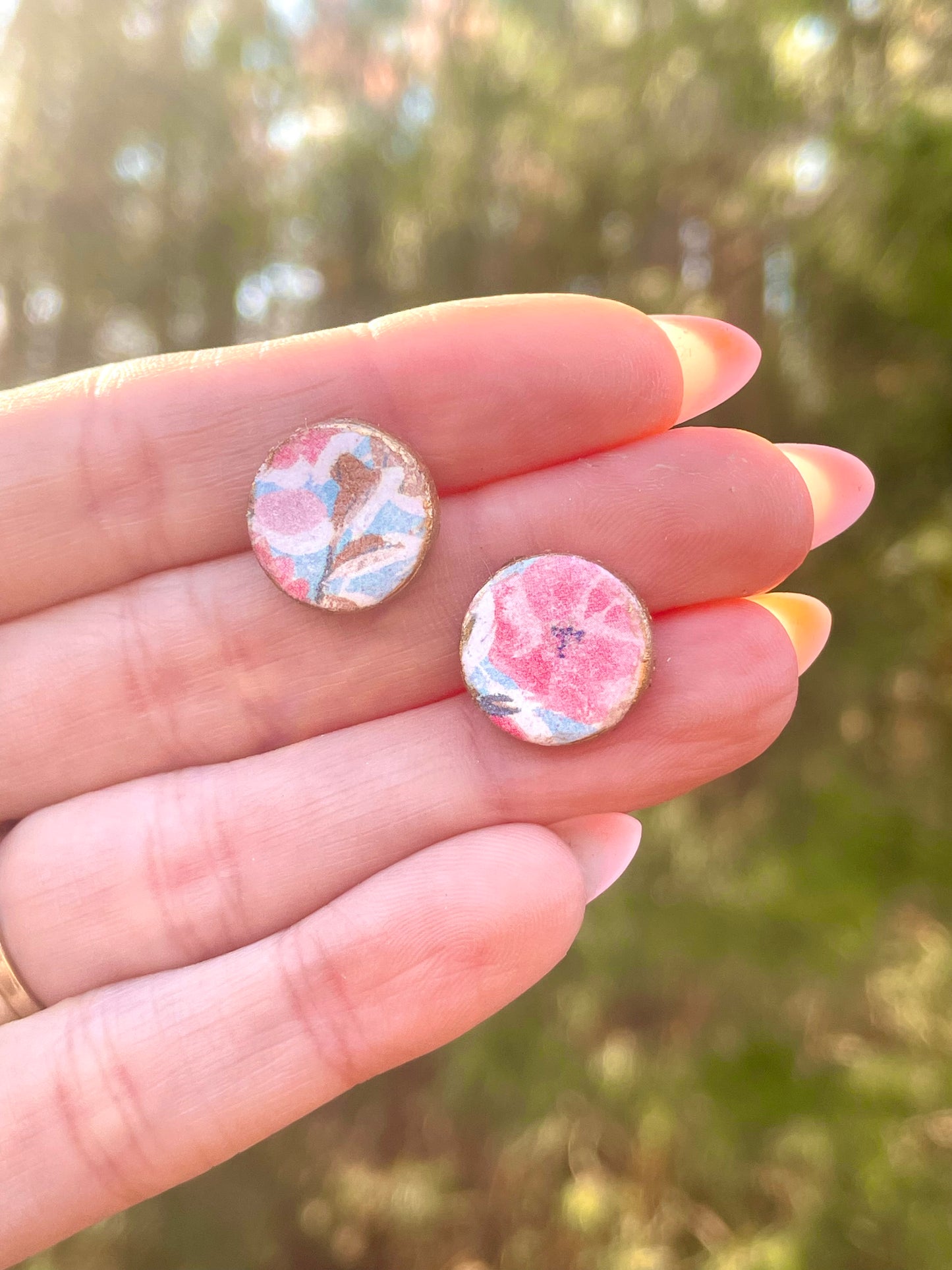 The Camryn | Stud Earrings | Earrings | Polymer Clay Earrings | Soft Bloom