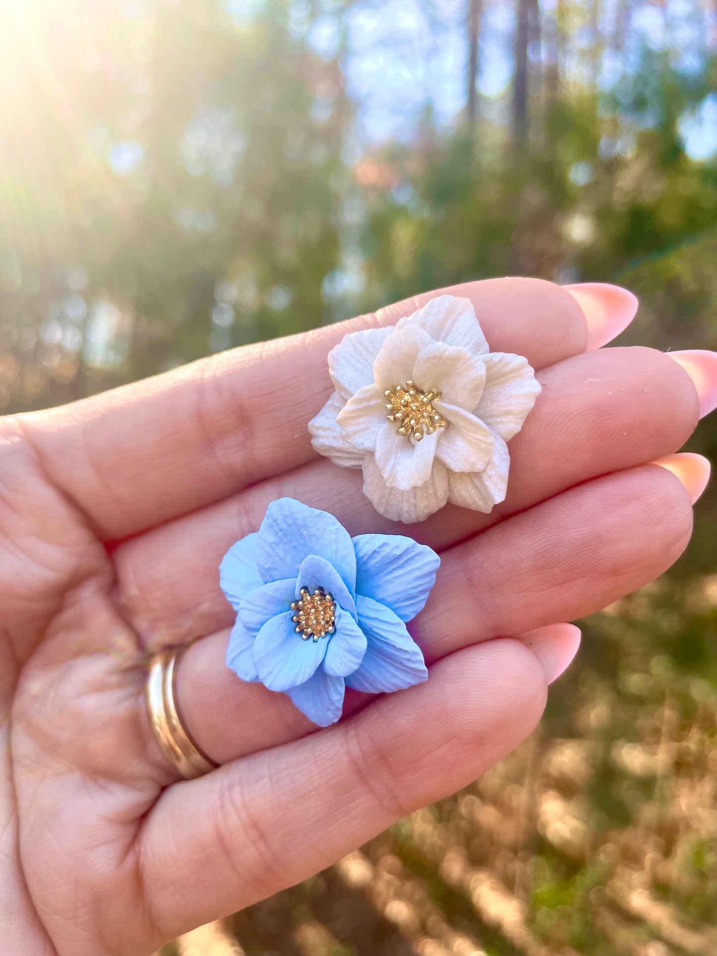 The Melina | Stud Earrings | Earrings | Polymer Clay Earrings | Soft Bloom