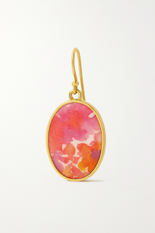 The Elara | Dangle Earrings | Color Splash | Polymer Clay Earrings | Gift for Her