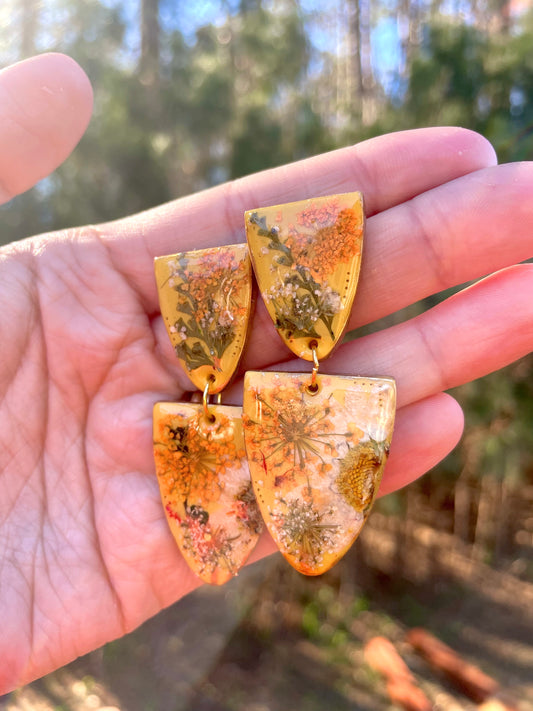 The Renae | Dangle Earrings | Earrings | Polymer Clay Earrings | Soft Bloom