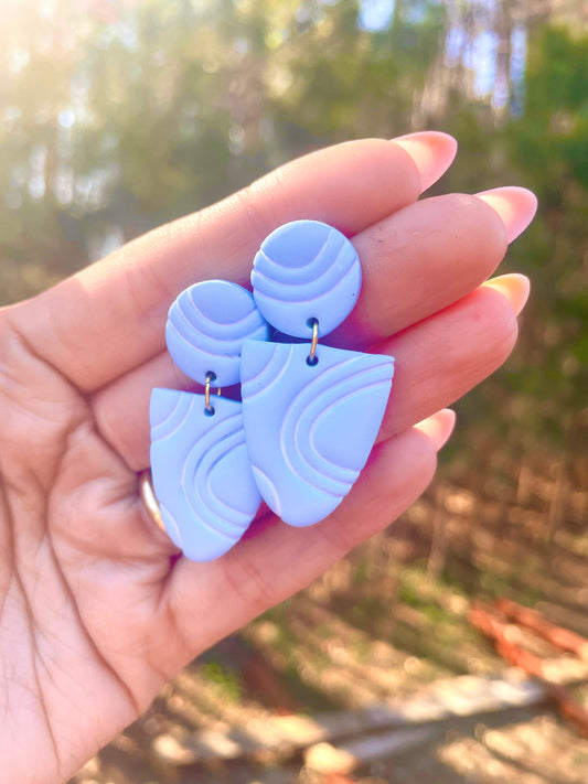 The Christeen | Dangle Earrings | Earrings | Polymer Clay Earrings | Soft Bloom