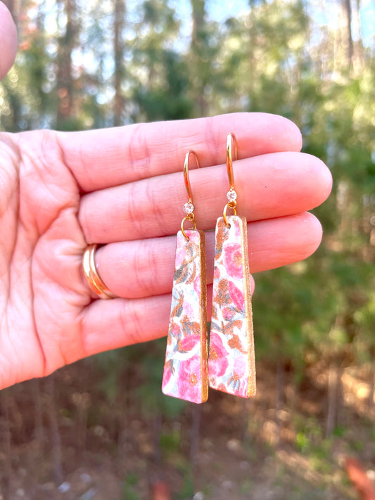 The Mila | Dangle Earrings | Earrings | Polymer Clay Earrings | Soft Bloom