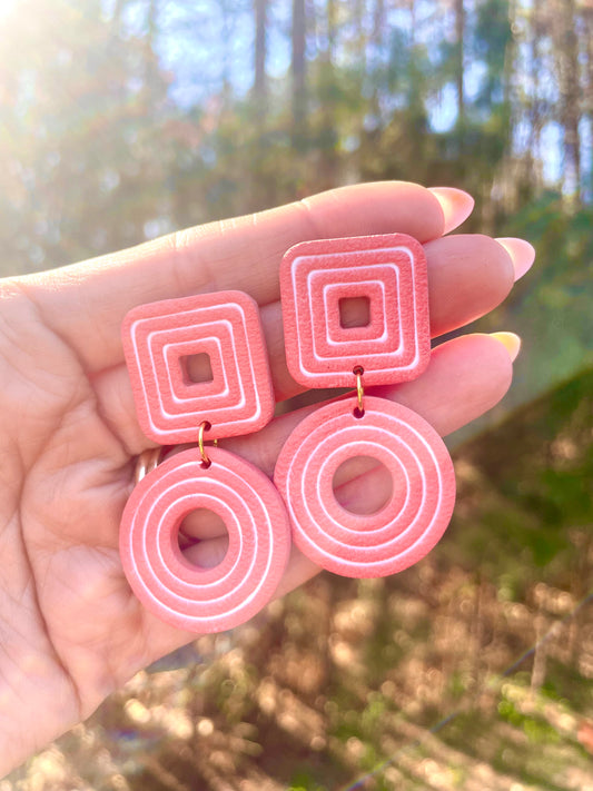 The Jace | Dangle Earrings | Earrings | Polymer Clay Earrings | Soft Bloom
