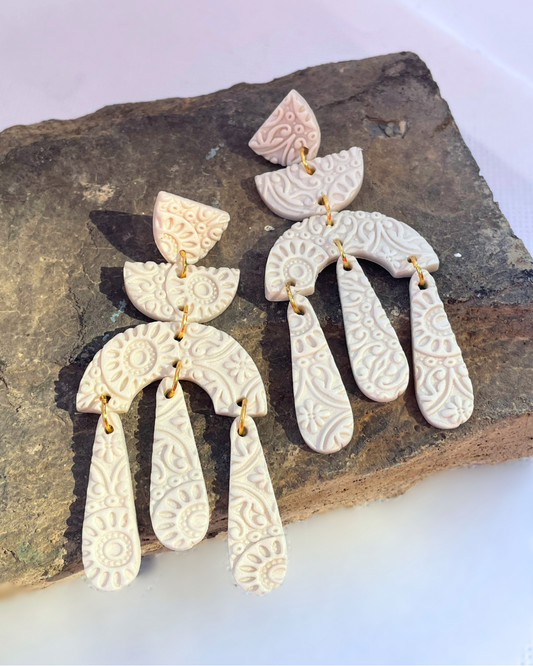 The Morris | Dangle Earrings | Earrings | Polymer Clay Earrings | Soft Bloom