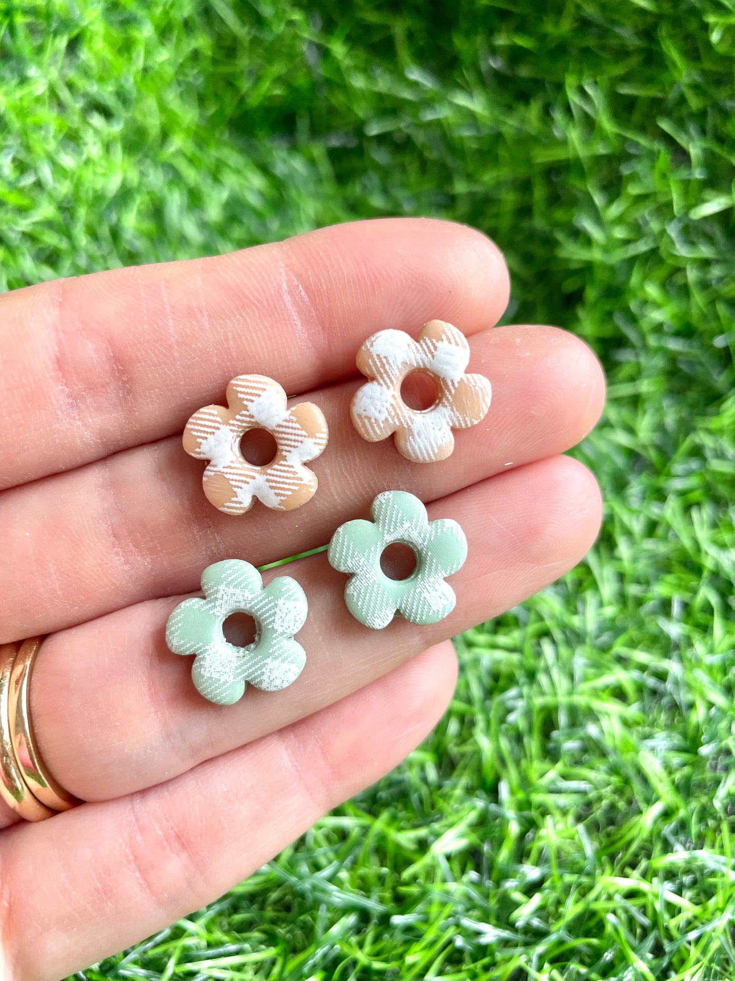 The Orpah | Tiny Apricot Earrings | Earrings | Polymer Clay Earrings | He is Risen