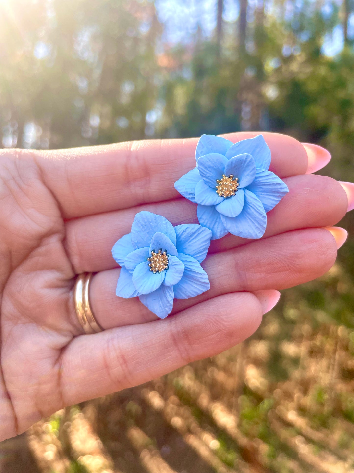 The Melina | Stud Earrings | Earrings | Polymer Clay Earrings | Soft Bloom