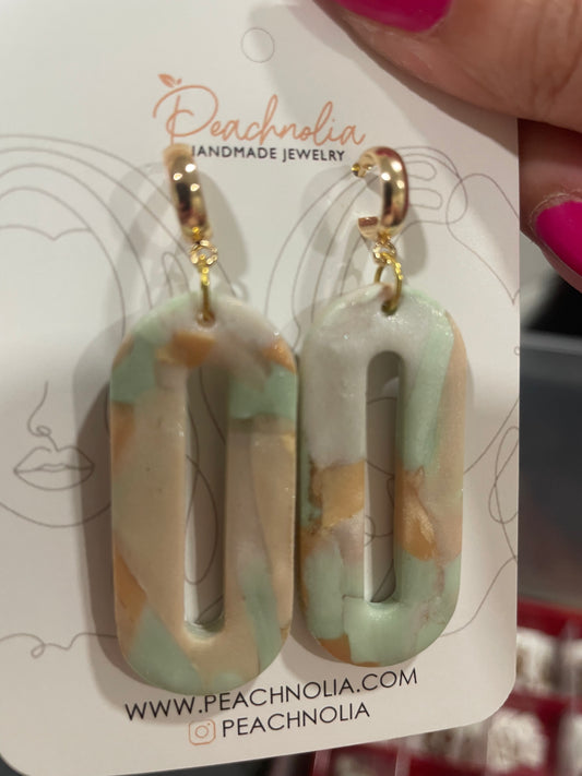 The Marigold | Dangle Earrings | Seastone Serenity | Polymer Clay Earrings | Gift for Her