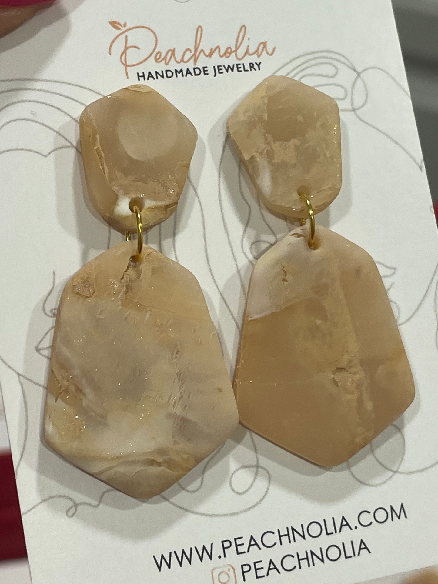 The Eira | Dangle Earrings | Marea Blanca | Polymer Clay Earrings | Gift to Her