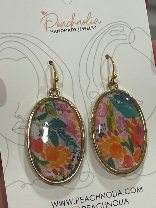 The Elara | Dangle Earrings | Color Splash | Polymer Clay Earrings | Gift for Her