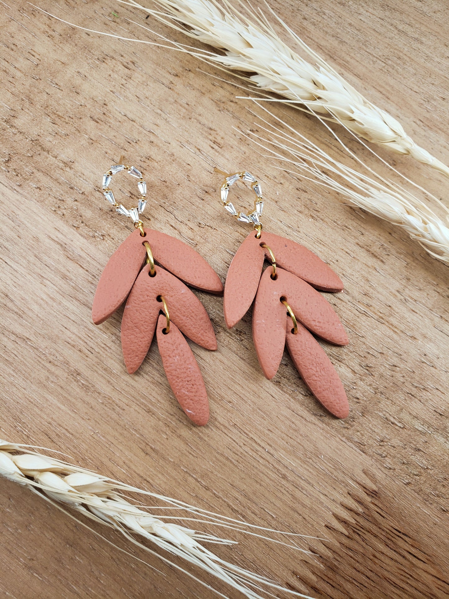 The Arden | Dangle Earrings | Terracotta Roots | Polymer Clay Earrings | Gift for Her