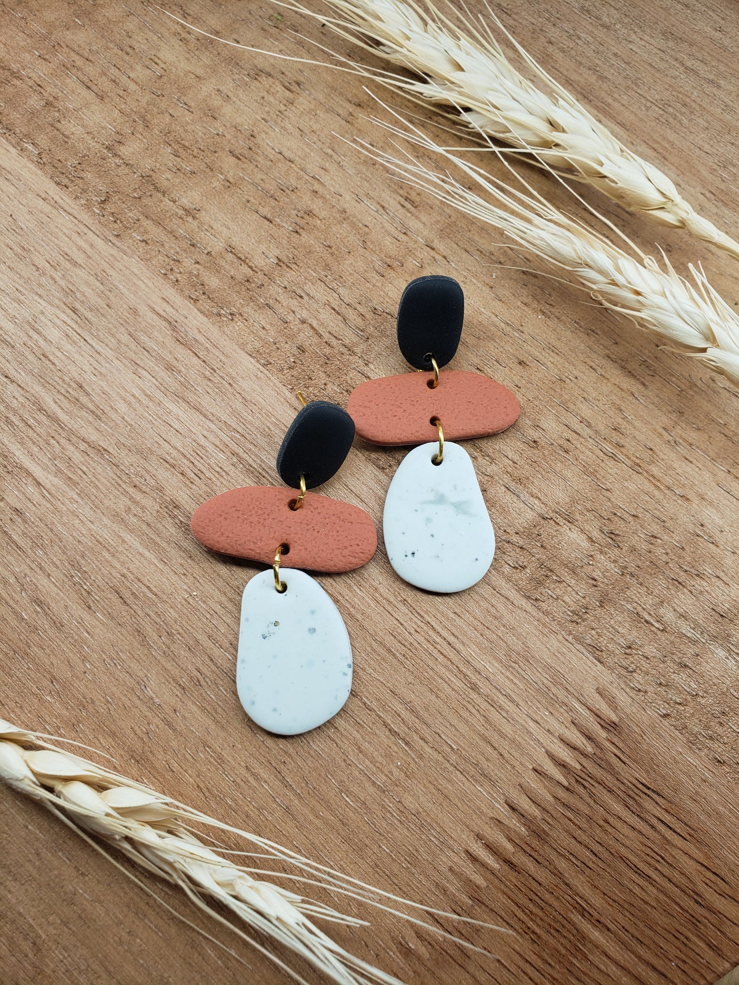 The Thalassa | Dangle Earrings | Terracotta Roots | Polymer Clay Earrings | Gift for Her