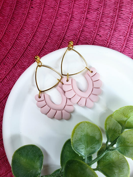The Amaris | Dangle Earrings | Ribbon of Hope | Polymer Clay Earrings | Gift to Her