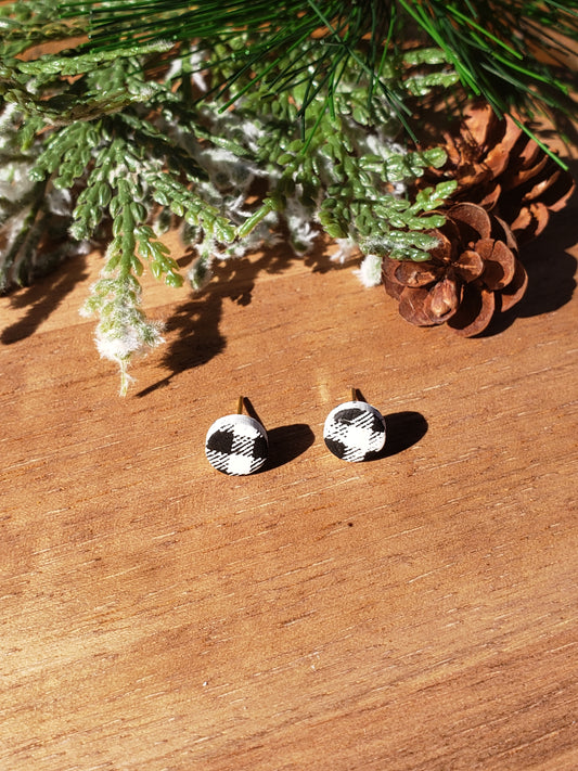 The Marilla | Tiny Apricot | Earrings | Polymer Clay Earrings | Christmas