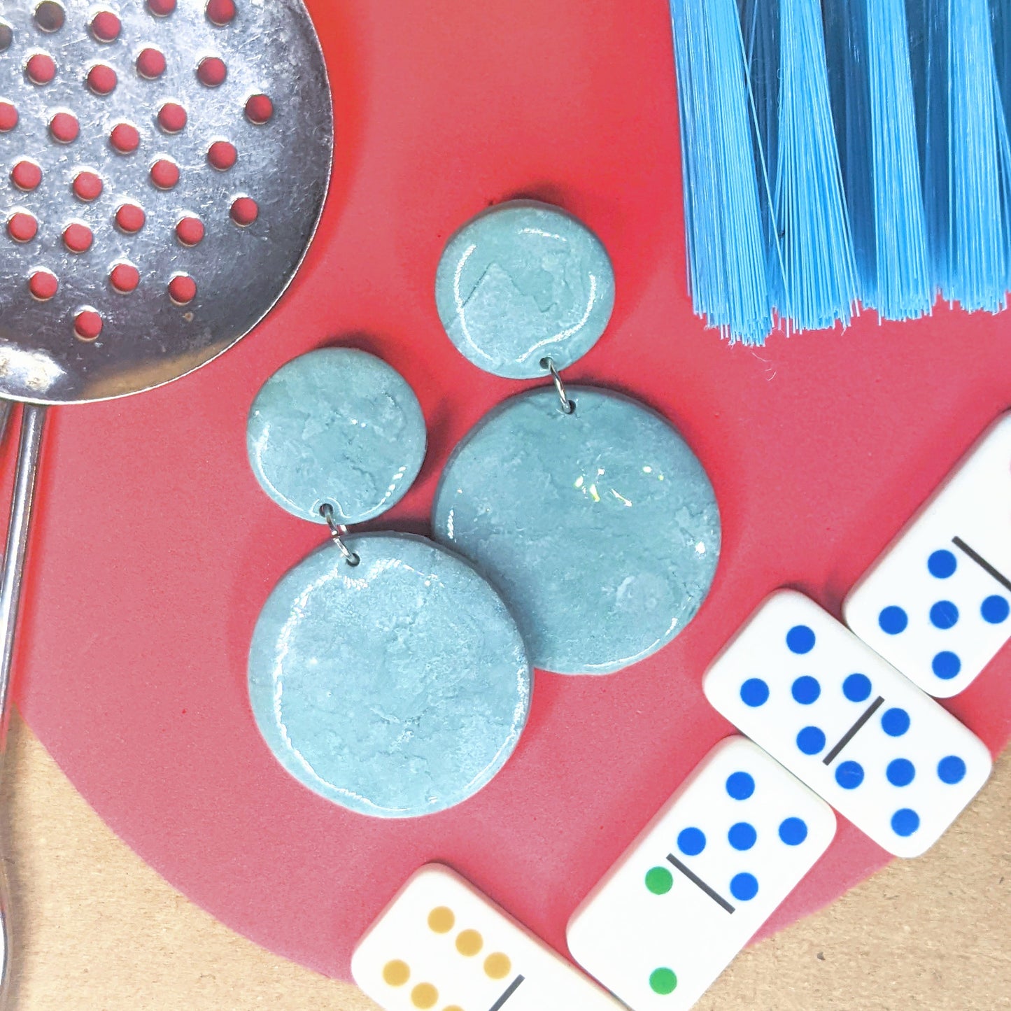 The Play Date | Mom Talk | Dangle Earrings | Earrings | Polymer Clay Earrings | Gift to Her