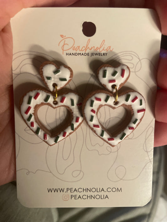 The Lilian | Dangle Earrings | Polymer Clay Earrings | Christmas