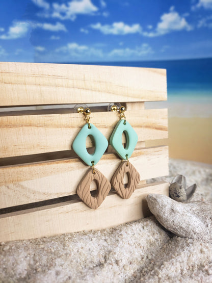 The Sunny | Dangle Earrings | Under the Sea | Polymer Clay Earrings | Gift to Her