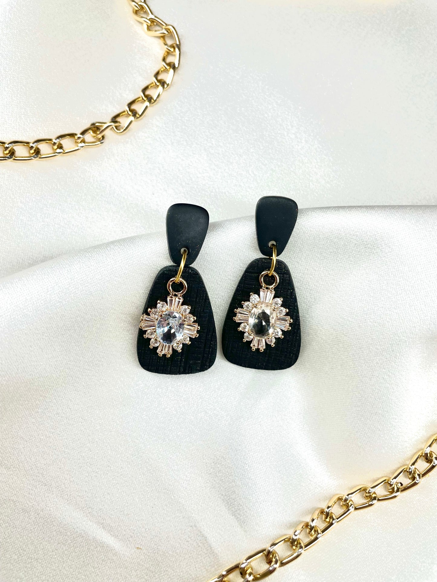 The Althea | Dangle Earrings | True Contrast | Polymer Clay Earrings | Gift to Her