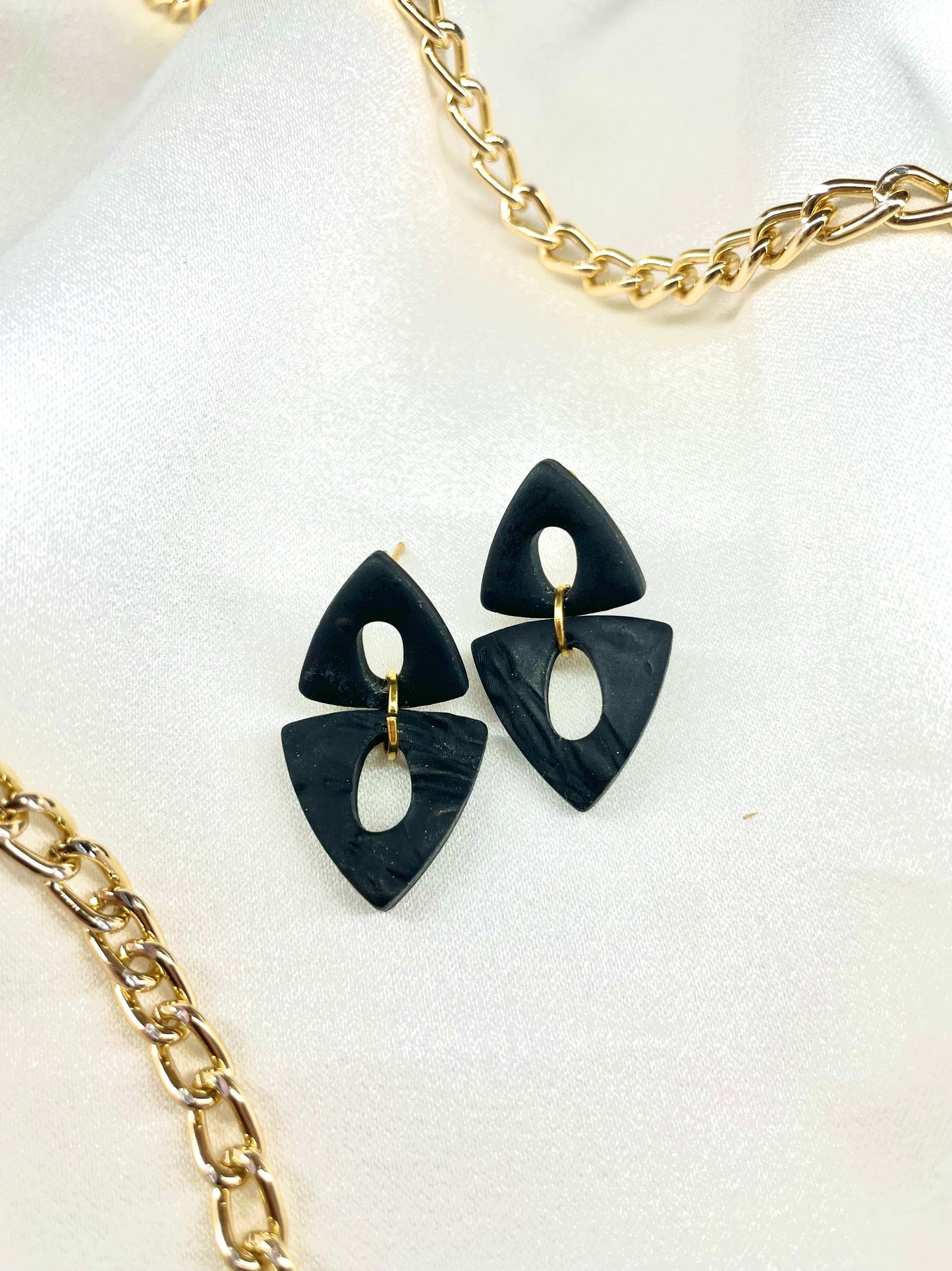 The Eulalia | Dangle Earrings | True Contrast | Polymer Clay Earrings | Gift to Her