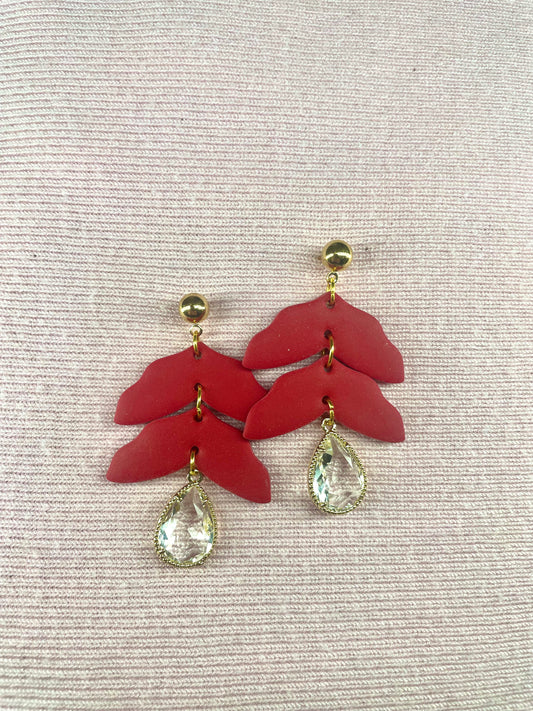 The Lilou | Dangle Earrings | Signed Sealed Kissed | Polymer Clay Earrings | Gift to Her