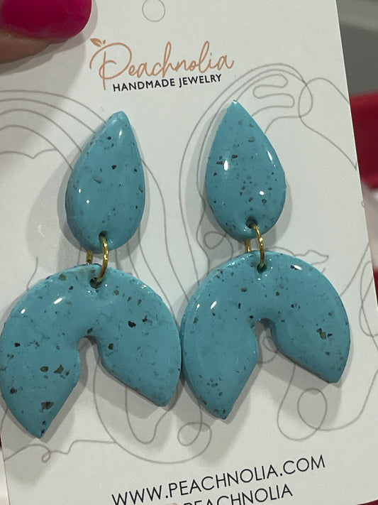 The Greer | Dangle Earrings | Color Splash | Polymer Clay Earrings | Gift for Her