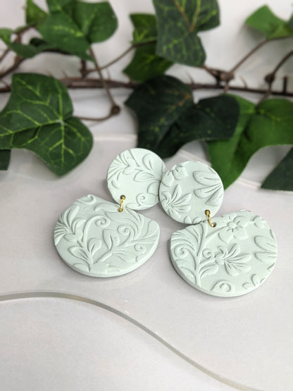 The English Ivy | Dangle Earrings | Earrings | Pendant Earrings | Polymer Clay Earrings | Gift to Her