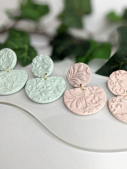 The English Ivy | Dangle Earrings | Earrings | Pendant Earrings | Polymer Clay Earrings | Gift to Her