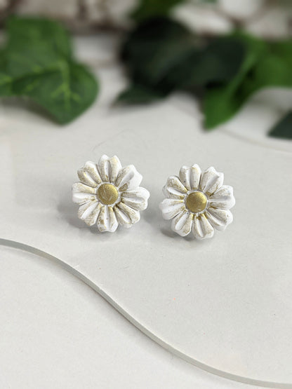 The Clematis | Post Earrings | Earrings | Pendant Earrings | Polymer Clay Earrings | Gift to Her