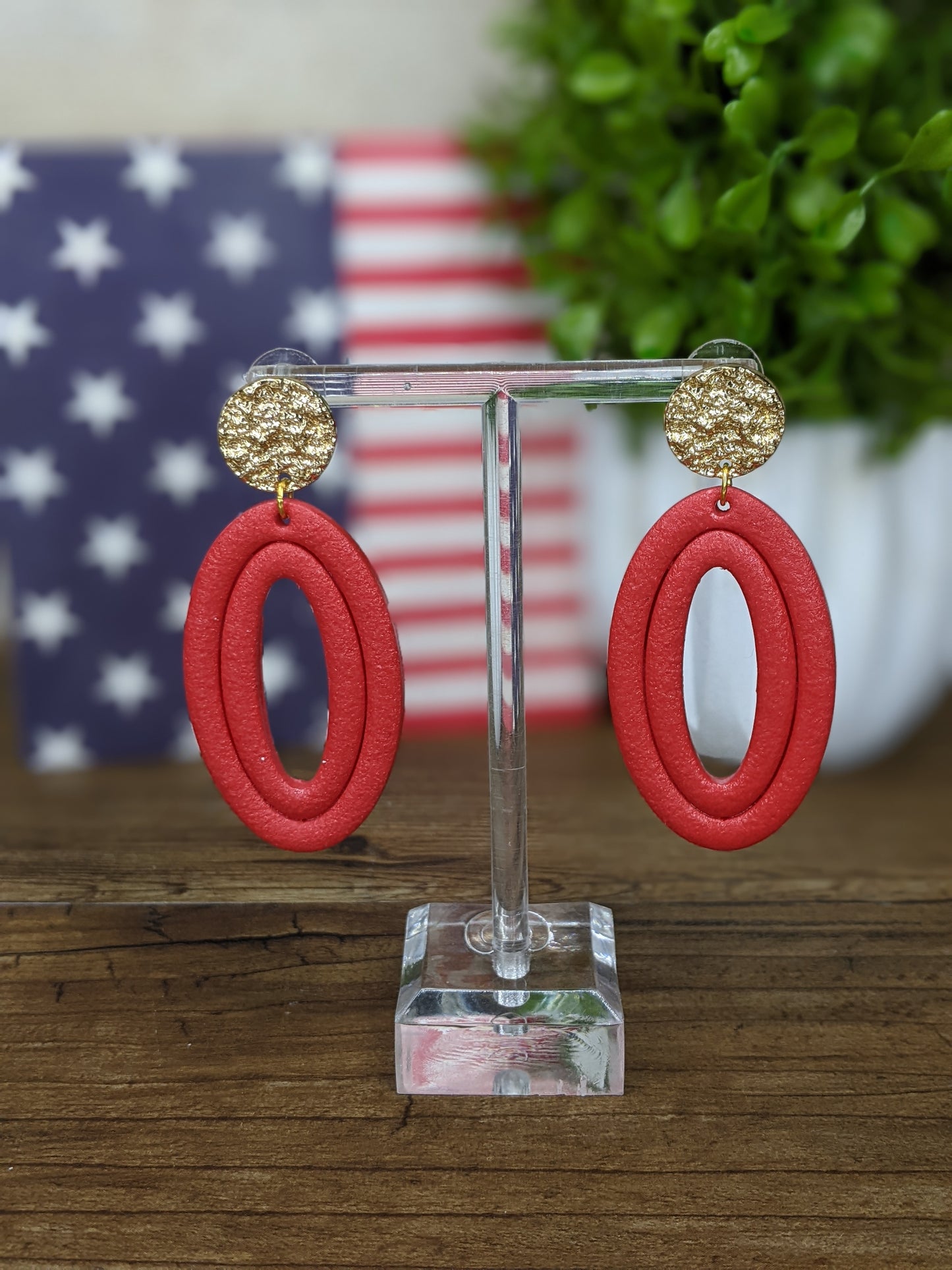 The Washington | Dangle Earrings | Earrings | Polymer Clay Earrings | Gift for Her