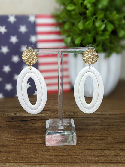 The Washington | Dangle Earrings | Earrings | Polymer Clay Earrings | Gift for Her