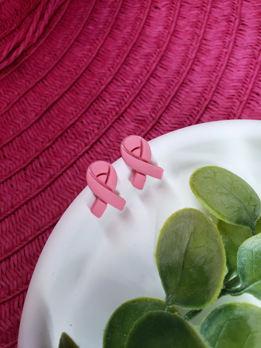 The Odessa | Stud Earrings | Ribbon of Hope | Polymer Clay Earrings | Gift to Her