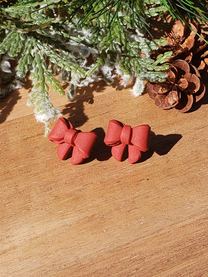 The Eulalia | Stud Earrings | Polymer Clay Earrings | Christmas