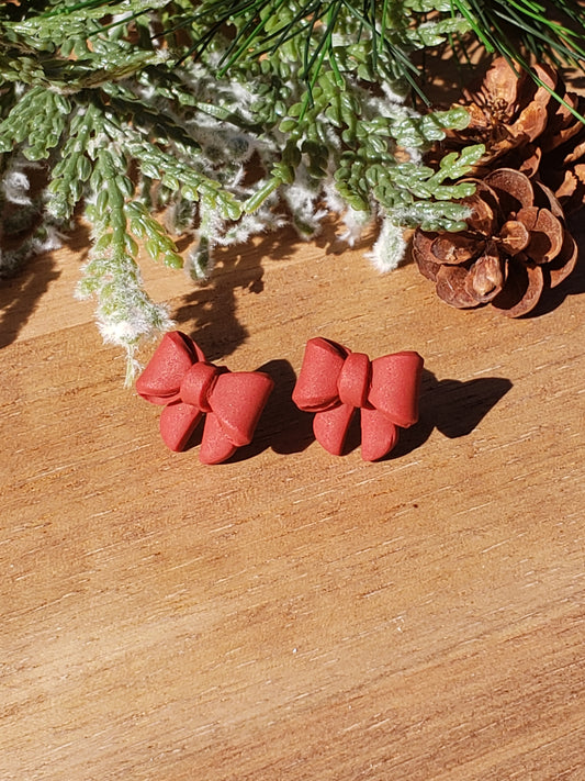 The Eulalia | Stud Earrings | Polymer Clay Earrings | Christmas