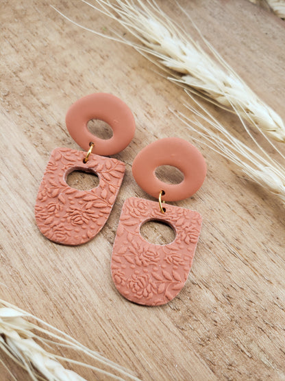 The Cerelia | Dangle Earrings | Terracotta Roots | Polymer Clay Earrings | Gift for Her
