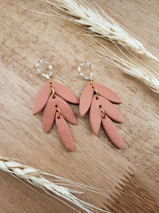 The Arden | Dangle Earrings | Terracotta Roots | Polymer Clay Earrings | Gift for Her