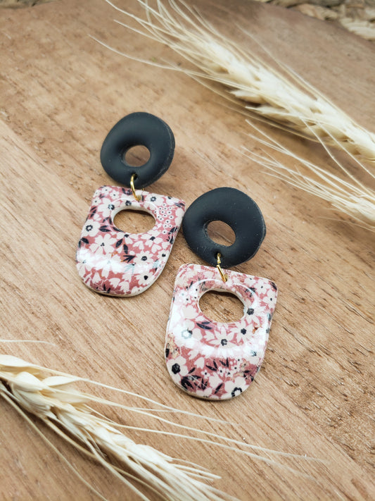 The Fern | Dangle Earrings | Terracotta Roots | Polymer Clay Earrings | Gift for Her
