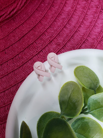 The Odessa | Stud Earrings | Ribbon of Hope | Polymer Clay Earrings | Gift to Her