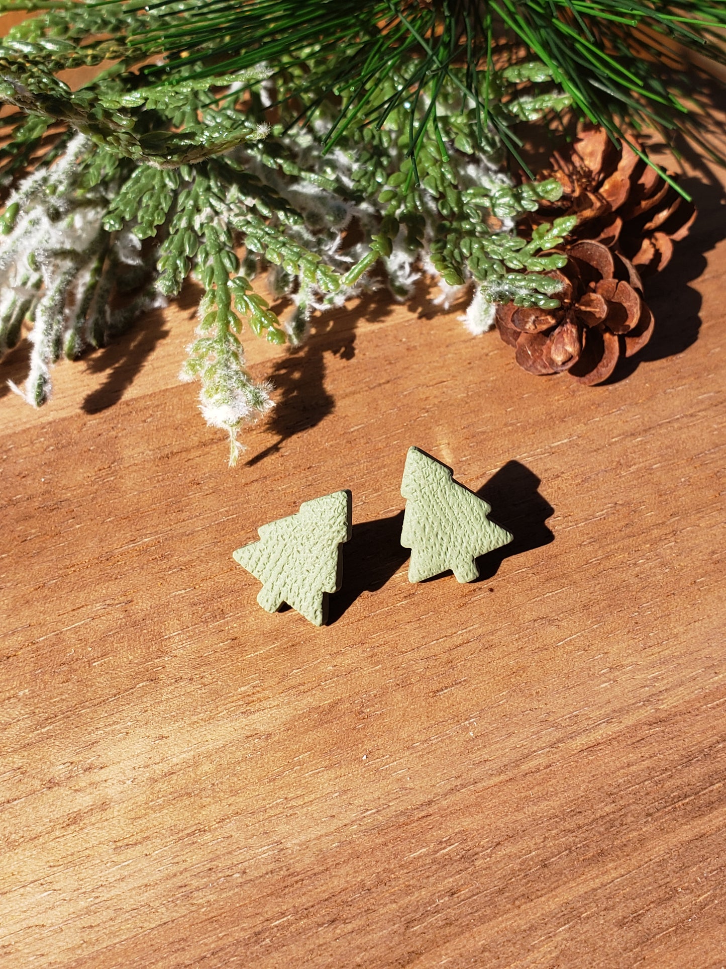 The Araminta | Stud Earrings | Polymer Clay Earrings | Christmas