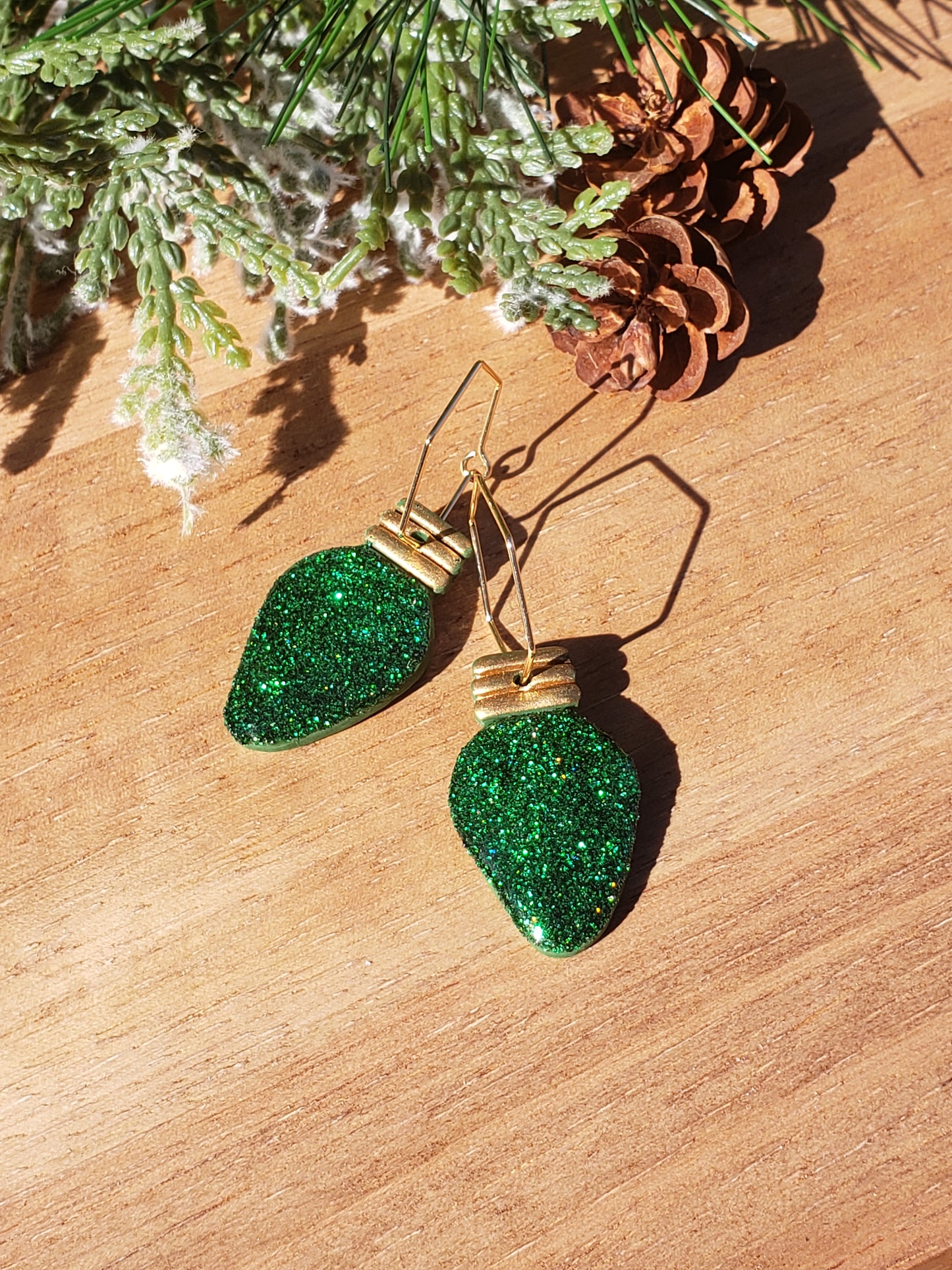 The Cecile | Dangle Earrings | Polymer Clay Earrings | Christmas