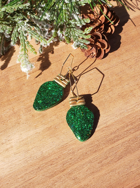 The Cecile | Dangle Earrings | Polymer Clay Earrings | Christmas