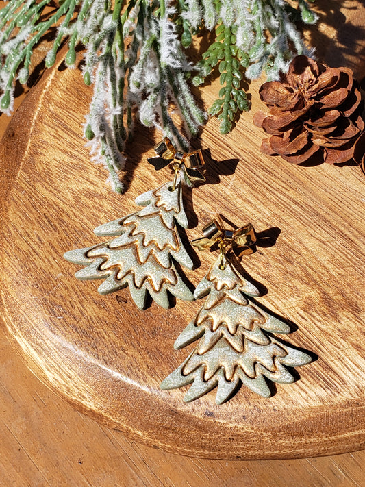 The Emmeline | Dangle Earrings | Polymer Clay Earrings | Christmas