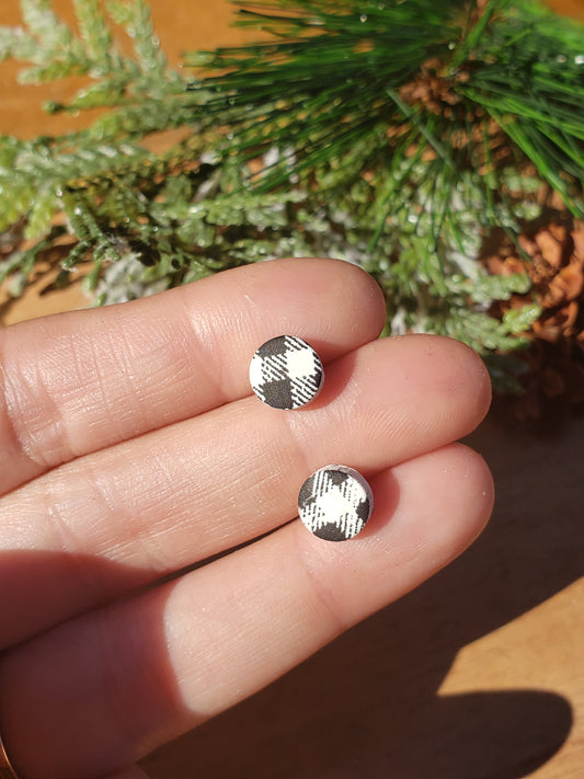 The Marilla | Tiny Apricot | Earrings | Polymer Clay Earrings | Christmas