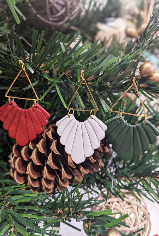 The Bianca | Dangle Earrings | Earrings | Polymer Clay Earrings | Christmas