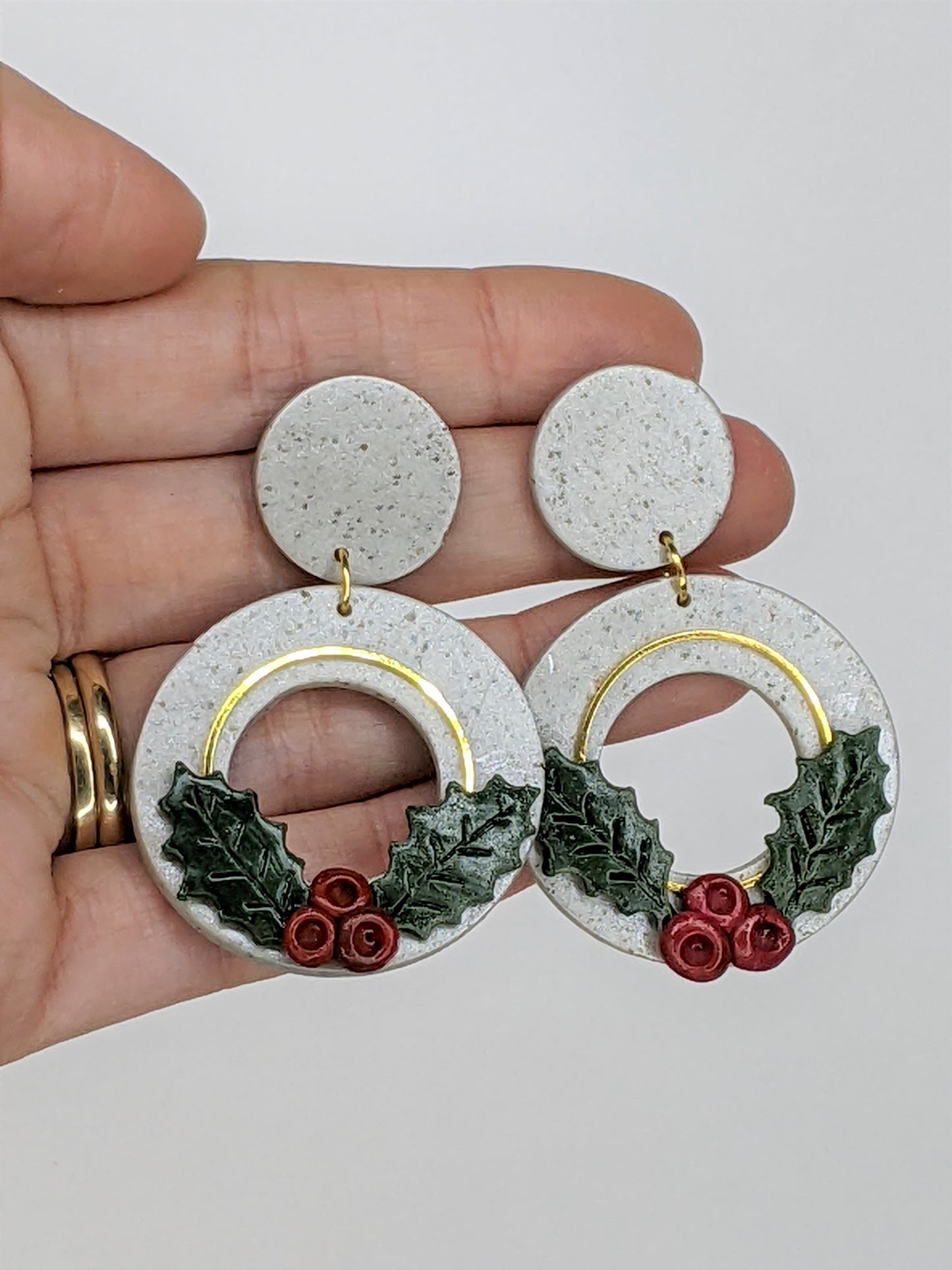 The Gwendolyn | Dangle Earrings | Earrings | Polymer Clay Earrings | Christmas