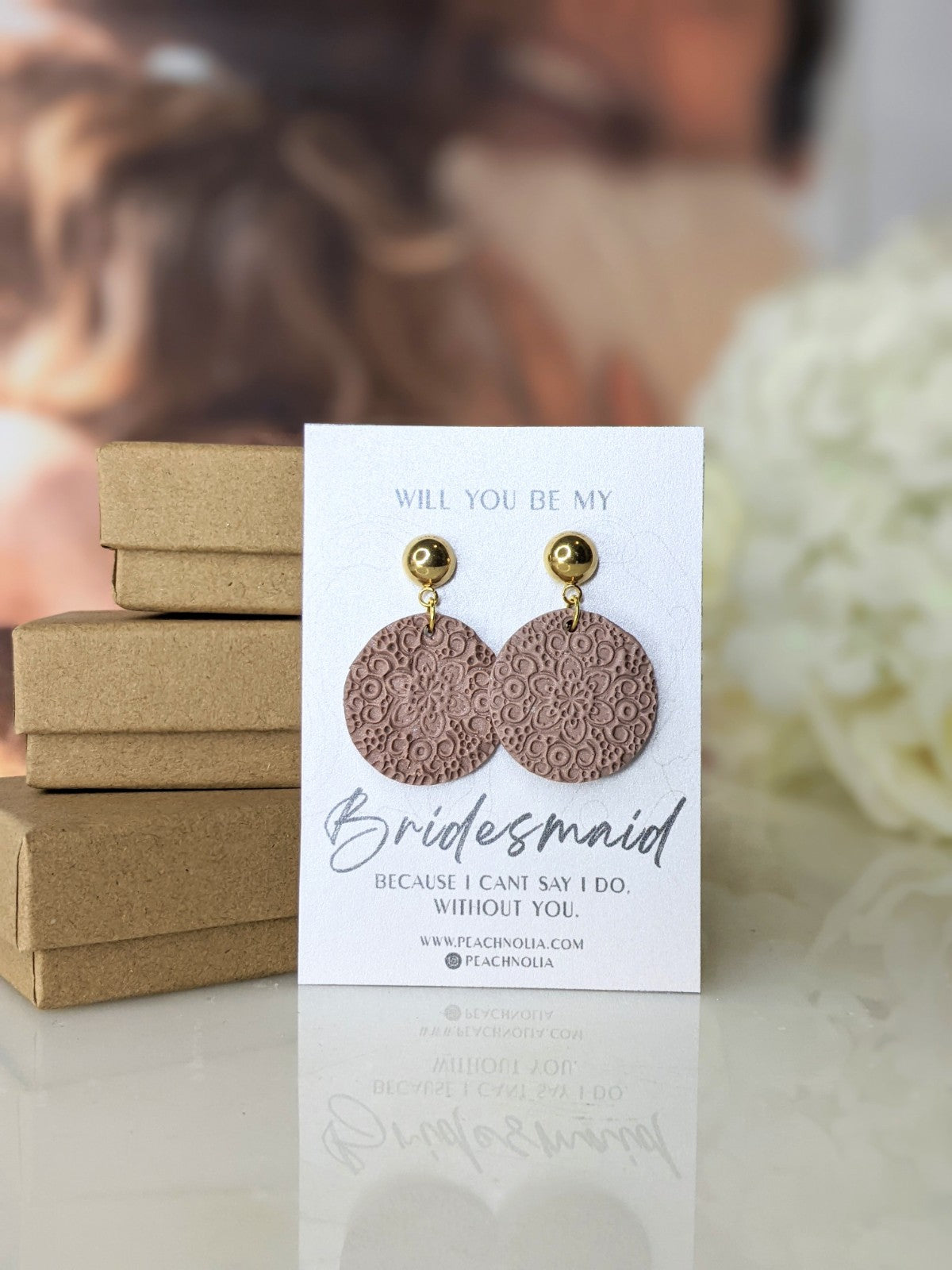 The Bridesmaid | Dangle Earrings | Earrings | Polymer Clay Earrings | Signature Collection