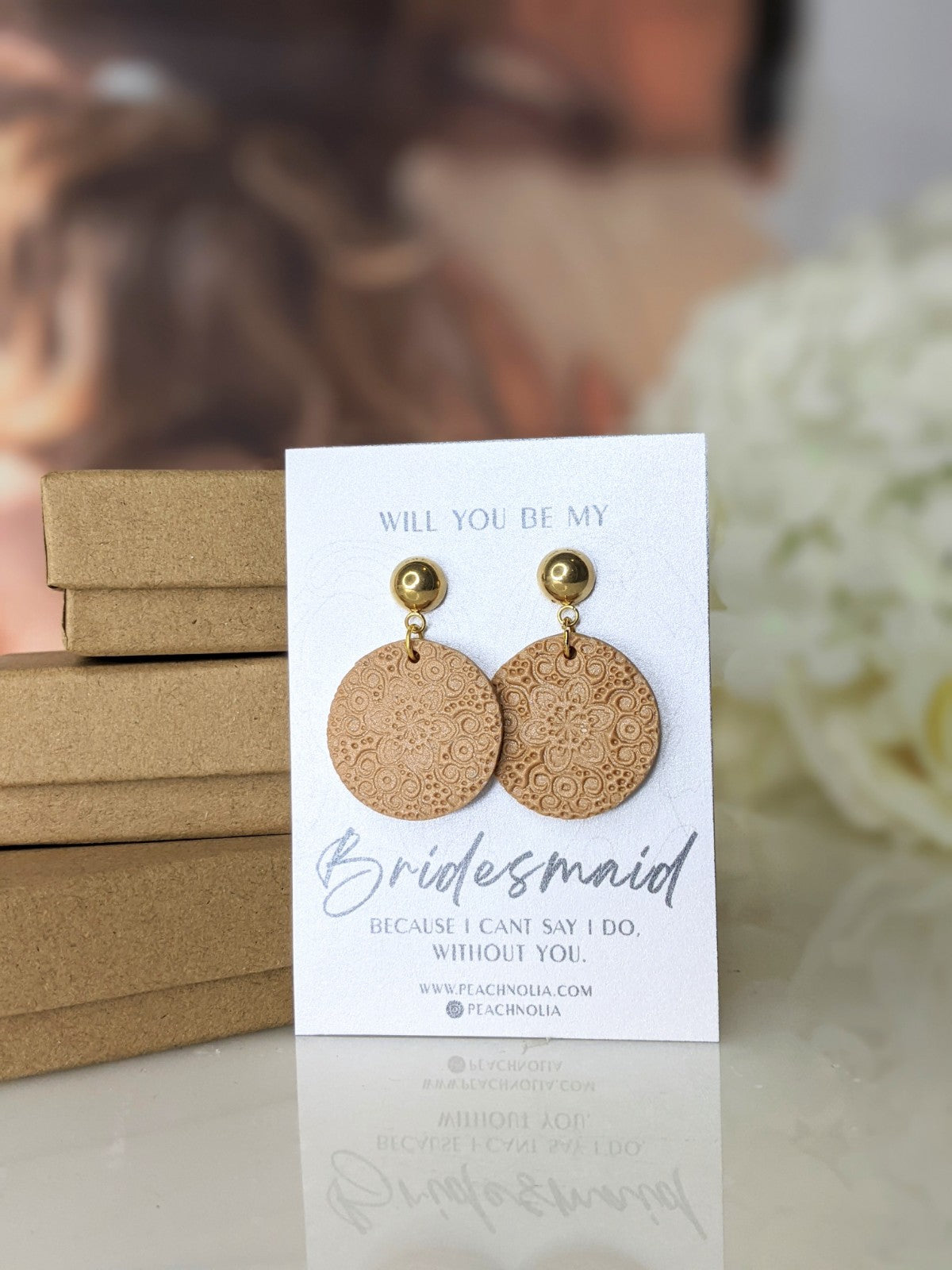 The Bridesmaid | Dangle Earrings | Earrings | Polymer Clay Earrings | Signature Collection