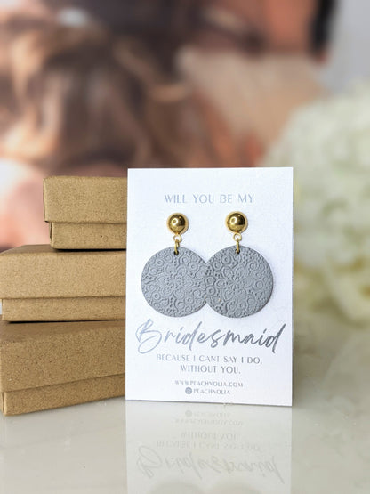 The Bridesmaid | Dangle Earrings | Earrings | Polymer Clay Earrings | Signature Collection