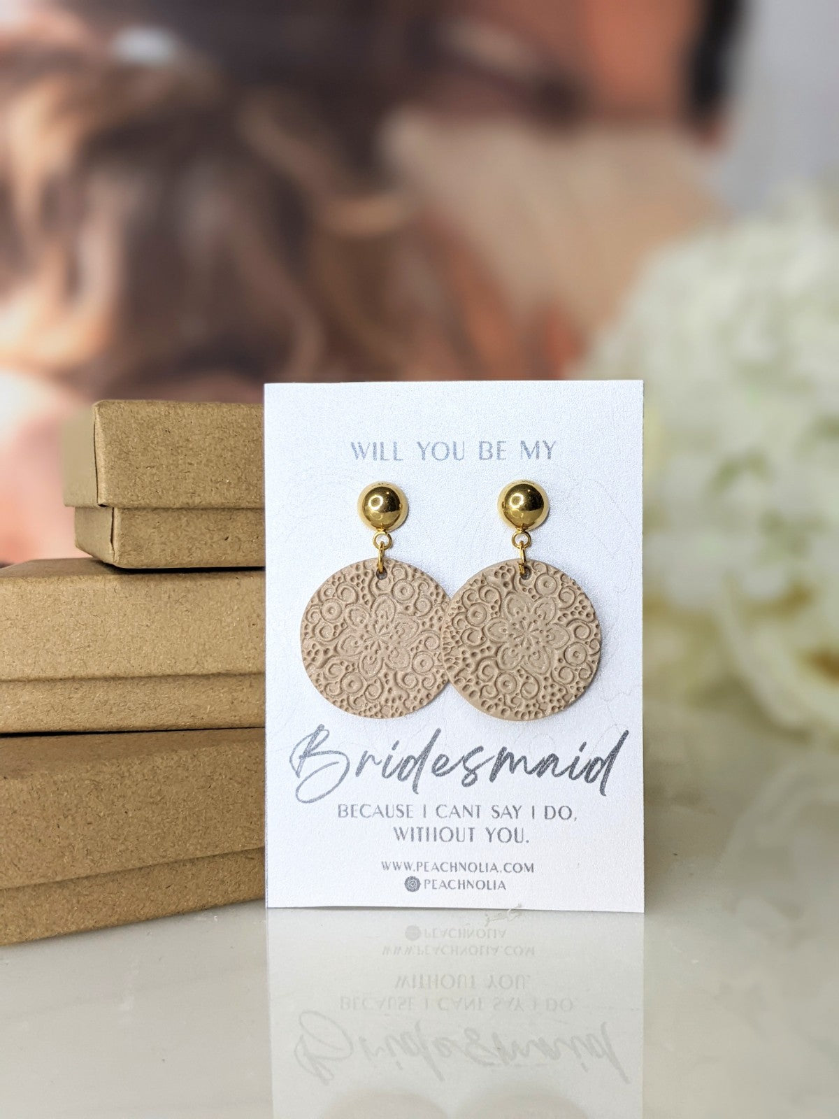 The Bridesmaid | Dangle Earrings | Earrings | Polymer Clay Earrings | Signature Collection