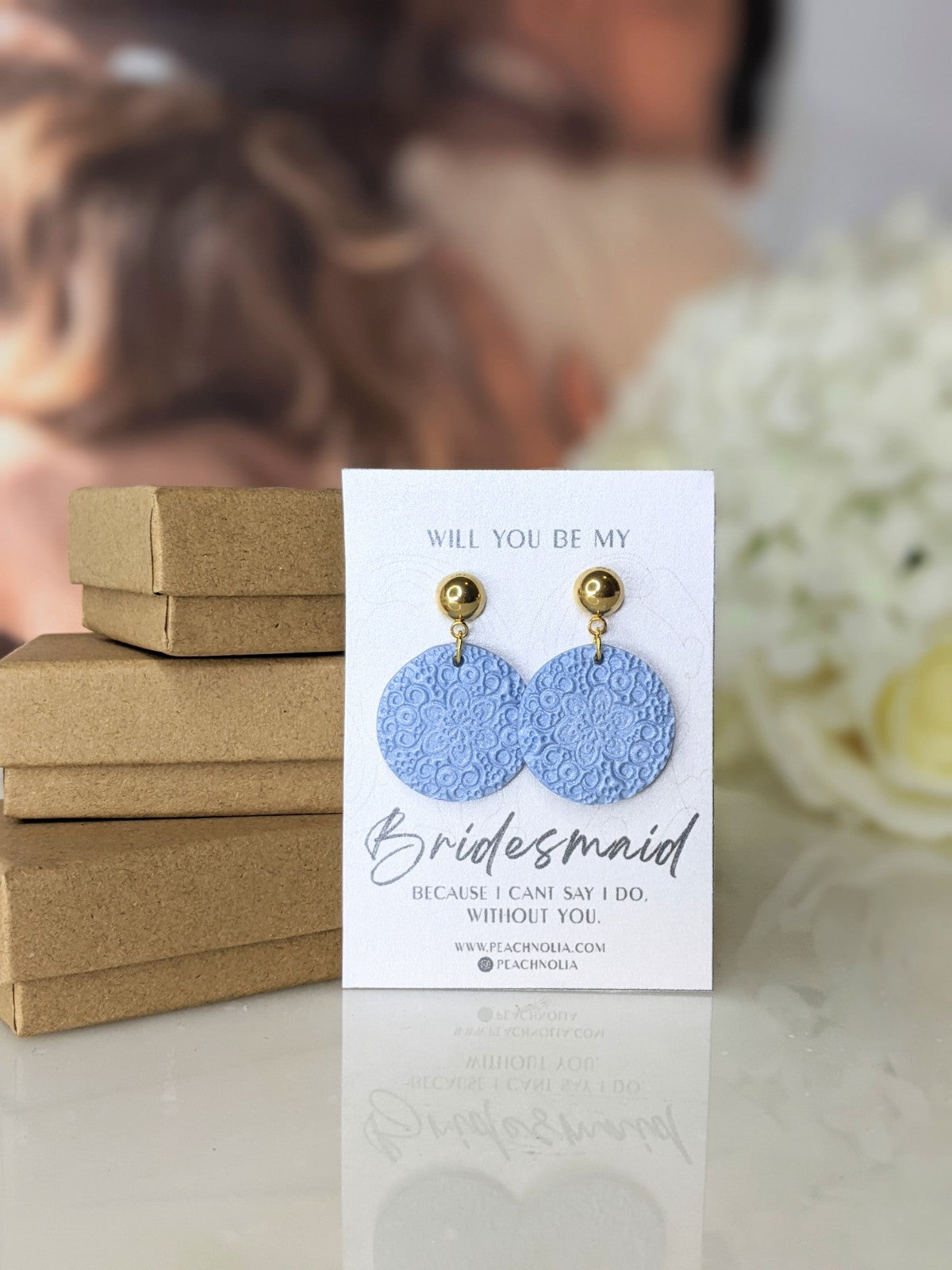 The Bridesmaid | Dangle Earrings | Earrings | Polymer Clay Earrings | Signature Collection