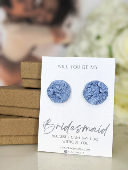 The Flower Girl | Post Earrings | Earrings | Polymer Clay Earrings | Signature Collection